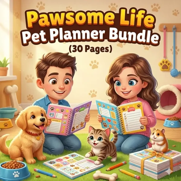 Pawsome Life Pet Planner Bundle